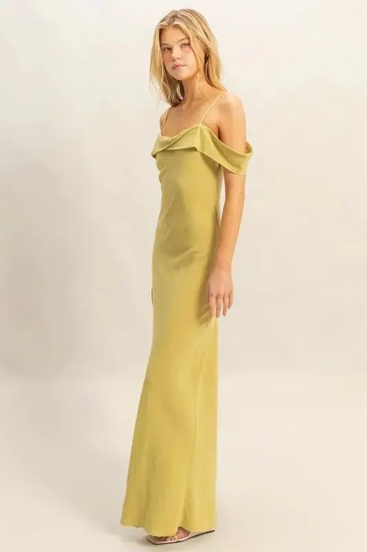HYFVE Flattering Fit Cami Maxi Dress for Stylish Events - Love Salve